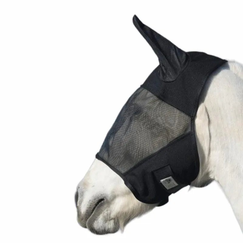 Masques Anti-Mouches|Masques Anti-Mouches*Absorbine - Masque anti-mouches avec oreilles Ultrashield Flymask Noir