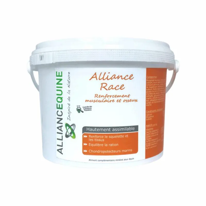 Hot - Complément minéral cheval travail Alliance Race Développement Musculaire|Articulaires