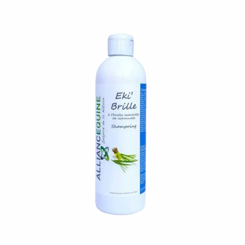 Hot - Shampoing à l'huile essentielle de citronelle Eki' Brille Shampoings Pour Chevaux
