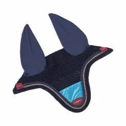 Cso|Bonnets Pour Chevaux*Animo Italia - Bonnet court Ceniz marine/ bleu