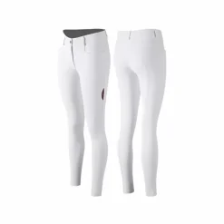 Pantalons D'Équitation*Animo Italia - Pantalon d'équitation femme Nakita Blanc