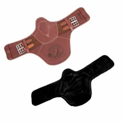 Dressage|Bavettes Courtes*Antarès Sellier - Bavette Signature courte tabacco et doublure