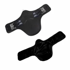 Bavettes Courtes*Antarès Sellier - Bavette Signature courte noir et doublure