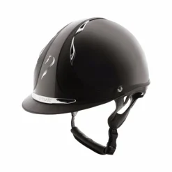 Sale - Casque premium vernis bison Casques D'Équitation À Visière Standard|Casques D'Équitation