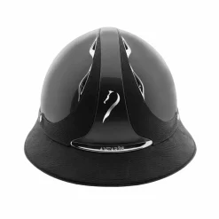 Casques D'Équitation À Visière Polo|Casques D'Équitation*Antarès Sellier - Casque premium vernis visière eclipse Gris