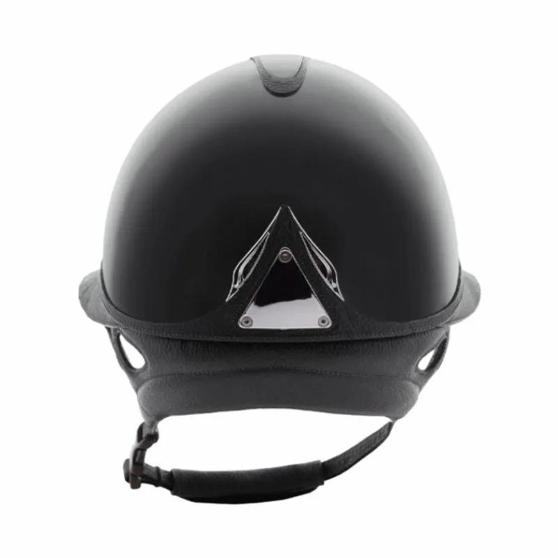 Casques D'Équitation À Visière Polo|Casques D'Équitation*Antarès Sellier - Casque premium vernis visière eclipse Gris