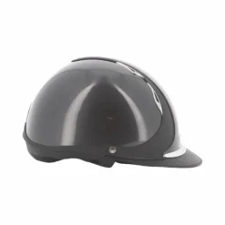 Casques D'Équitation À Visière Standard|Casques D'Équitation*Antarès Sellier - Casque premium vernis Gris