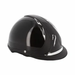 Casques D'Équitation À Visière Standard|Casques D'Équitation*Antarès Sellier - Casque premium vernis noir/ noir