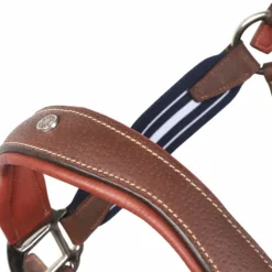 - Licol en cuir Stressless grainé havane / marine Élevage|Licols En Cuir