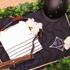 - Licol en cuir Stressless grainé havane / marine Élevage|Licols En Cuir