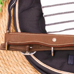 - Licol en cuir Stressless grainé havane / marine Élevage|Licols En Cuir