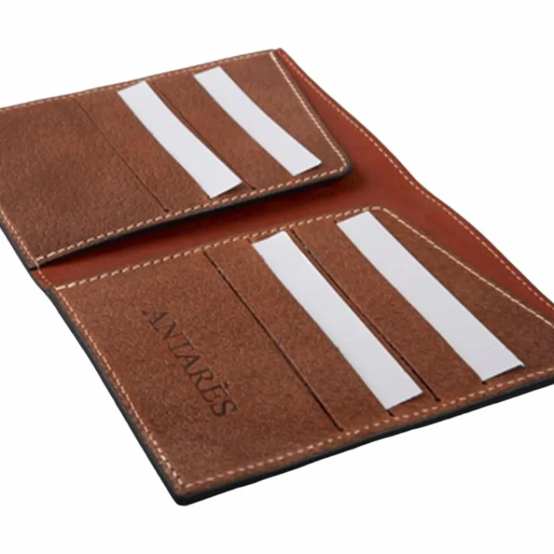 Sacs Lifestyle*Antarès Sellier - Porte passeport cuir malt Marron