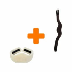 Sangles Anatomiques*Antarès Sellier - Sangle Signature hunter anatomique noir et doublure