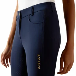Pantalons D'Équitation*Ariat - Pantalon d'équitation femme Tri Factor NT navy éclipse full grip Marine