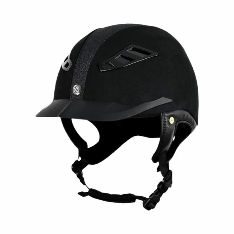 Casques D'Équitation À Visière Standard|Casques D'Équitation*Back On Track - Casque d'équitation EQ3 Lynx Microfibre Sand Noir