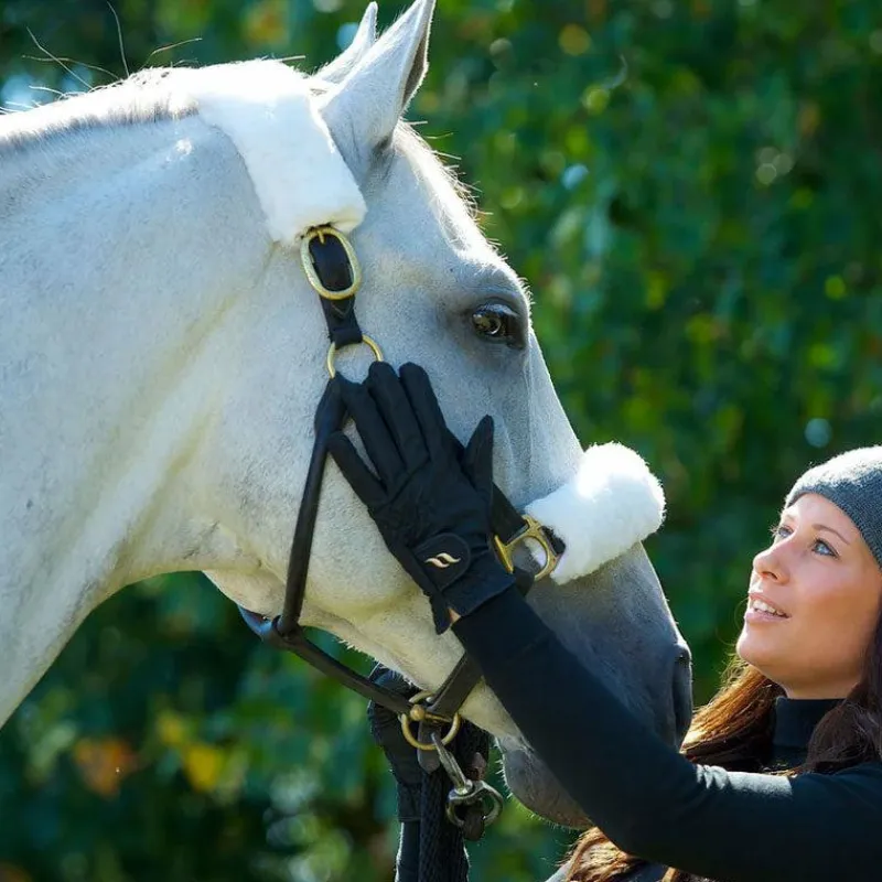 Gants D'Équitation|Gants D'Équitation*Back On Track - Gants d'extérieur Noir
