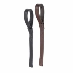 Étrivières*Bates - Étrivières cuir/synthétique marron