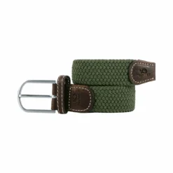 Ceintures*Billybelt - Ceinture tressée élastique Vert armée
