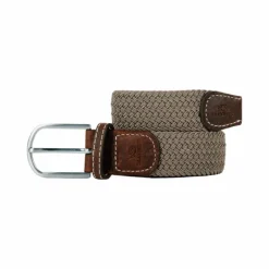 Sale - Ceinture tressée élastique beige taupe Ceintures