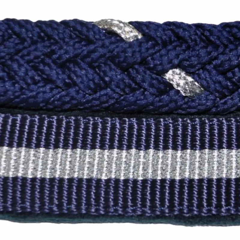 - Licol et longe nylon / argent Élevage|Licols Poneys