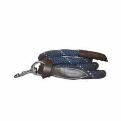Longes Classiques|Licols En Cuir*Canter - Longe en corde bouclerie argent Marine