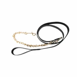 Élevage|Longes Classiques*Canter - Longe présentation et chaîne simple Noir