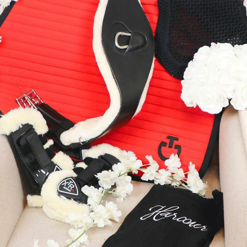 Sangles Classiques*Canter - Sangle anatomique mouton Noir