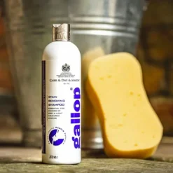 Outlet - Shampoing détachant pour chevaux gris et blanc Gallop Shampoings Pour Chevaux