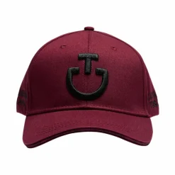 Casquettes/ Chapeaux*Cavalleria Toscana - Casquette unisexe CT Baseball / noir Bordeaux