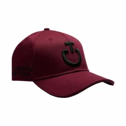 Casquettes/ Chapeaux*Cavalleria Toscana - Casquette unisexe CT Baseball / noir Bordeaux
