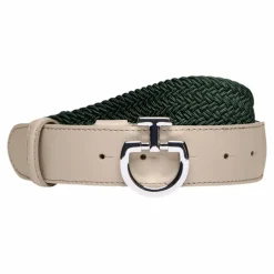 Ceintures*Cavalleria Toscana - Ceinture femme élastique forest green/ vanille Vert