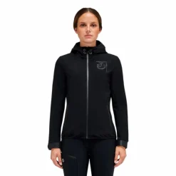 Pulls Et Gilets*Cavalleria Toscana - Gilet à capuche manches longues femme CT Academy Noir