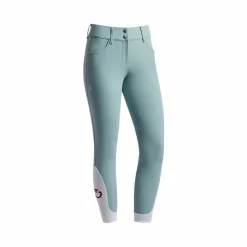 Sale - Pantalon d'équitation femme Americain taille haute mint green Pantalons D'Équitation