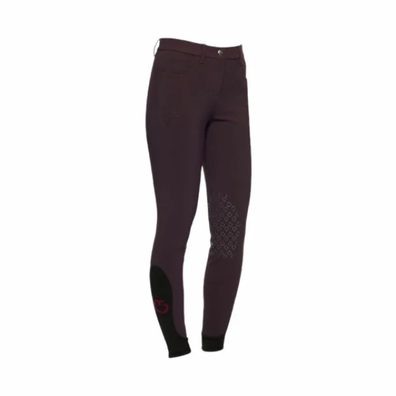 Pantalons D'Équitation*Cavalleria Toscana - Pantalon d'équitation enfant unisexe Logo CT myrtille Violet