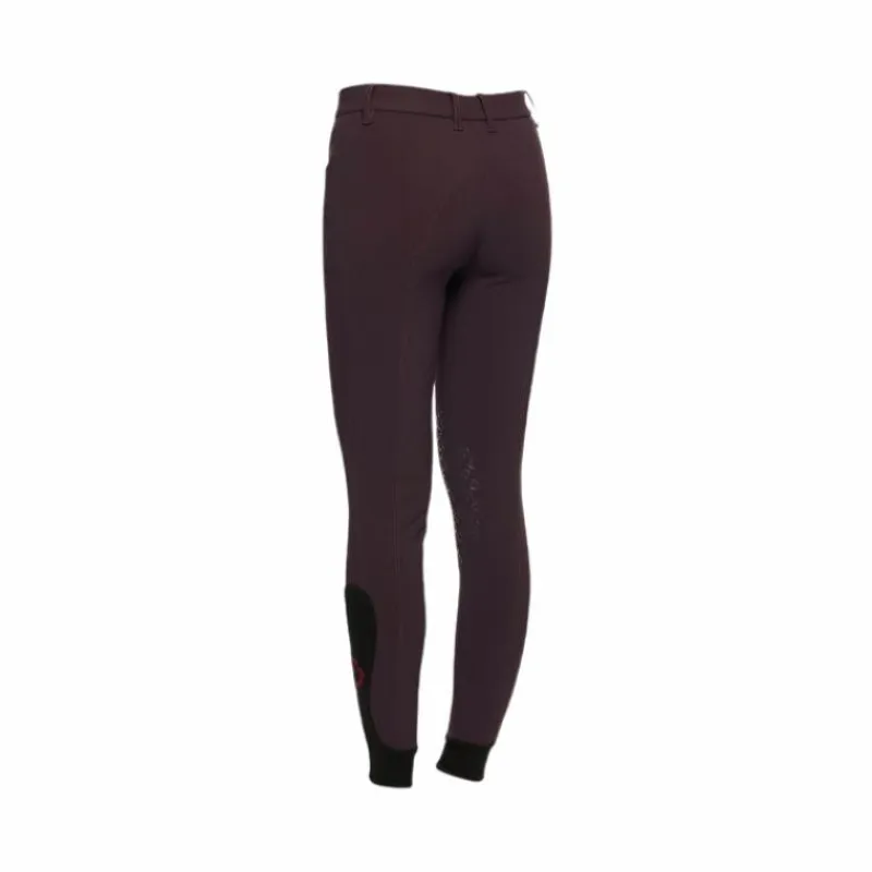 Pantalons D'Équitation*Cavalleria Toscana - Pantalon d'équitation enfant unisexe Logo CT myrtille Violet