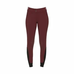 Pantalons D'Équitation*Cavalleria Toscana - Pantalon d'équitation femme Americain taille haute Bordeaux