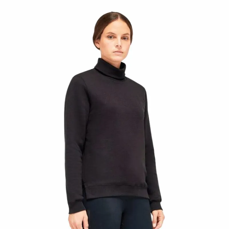 Pulls Et Gilets*Cavalleria Toscana - Sweat col montant femme Noir
