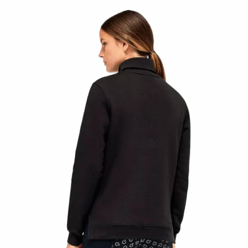 Pulls Et Gilets*Cavalleria Toscana - Sweat col montant femme Noir