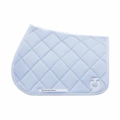 Hot - Tapis de selle Diamond Quilted Jersey sky blue Tapis De Selle Poneys|Tapis De Selle