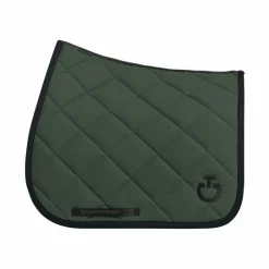 Online - Tapis de dressage Diamond Quilted jungle green Tapis De Dressage|Dressage