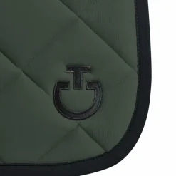 Online - Tapis de dressage Diamond Quilted jungle green Tapis De Dressage|Dressage