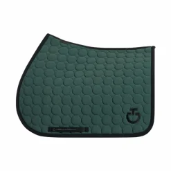 Tapis De Selle Poneys|Tapis De Selle*Cavalleria Toscana - Tapis de selle Circle jungle green Vert