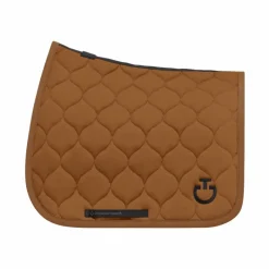 - Tapis de selle New Circular Quilted Jersey cuivre Tapis Cso/ Mixtes|Tapis De Selle