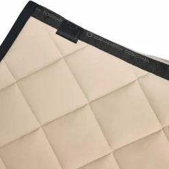 Discount - Tapis de selle Diamond Quilted Jersey champagne Tapis De Selle Poneys|Tapis Cso/ Mixtes
