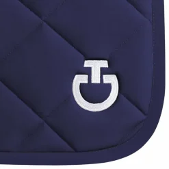 New - Tapis de selle Diamond Quilted Jersey midnight blue Tapis De Selle Poneys|Tapis Cso/ Mixtes