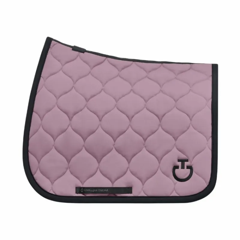 Tapis Cso/ Mixtes|Tapis De Selle*Cavalleria Toscana - Tapis de selle New Circular Quilted Jersey lilas Violet