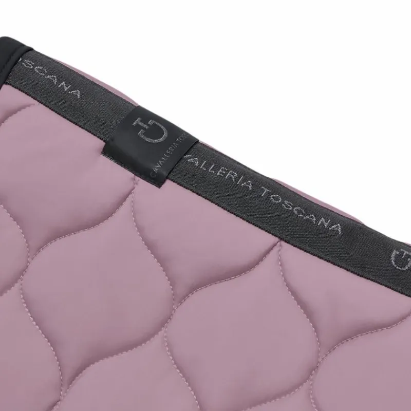 Tapis Cso/ Mixtes|Tapis De Selle*Cavalleria Toscana - Tapis de selle New Circular Quilted Jersey lilas Violet