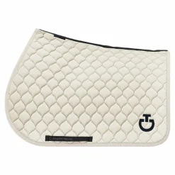 Tapis De Selle Poneys|Tapis Cso/ Mixtes*Cavalleria Toscana - Tapis de selle Circular Quilted vanille Beige