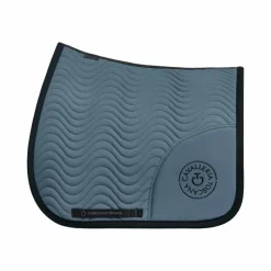 Outlet - Tapis de dressage Double Orbit Wave Quilted peacook green Dressage|Tapis De Dressage