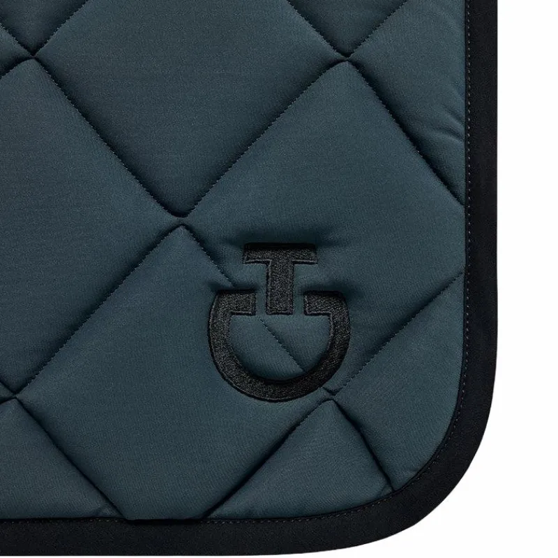 Outlet - Tapis de selle Diamond Quilted Jersey anthracite Tapis Cso/ Mixtes|Tapis De Selle